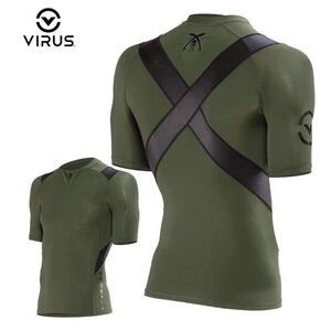 Virus | EUC Action Performance Compression Shirt Workout Athletic MMA Posture M